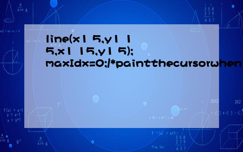 line(x1 5,y1 15,x1 15,y1 5);maxIdx=0;/*paintthecursorwhenibackup->LeftChild=temp;