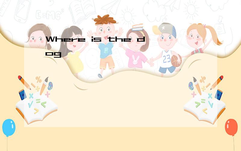 Where is the dog